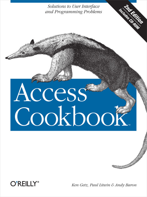 Title details for Access Cookbook by Ken Getz - Wait list